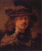 REMBRANDT Harmenszoon van Rijn Self-Portrait oil on canvas